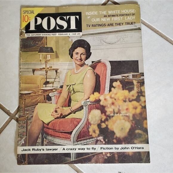The Saturday Evening Post (February 8, 1964, Lady Bird Johnson - Picture 2 of 7